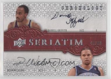 2007-08 Upper Deck Chronology - Seriatim Dual Autographs #SER-GW - Darrell Griffith, Deron Williams /80