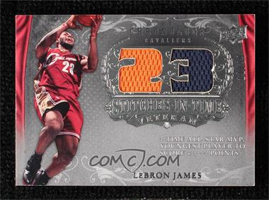 2007-08 Upper Deck Chronology - Stitches in Time Memorabilia - Jersey Number #SIT-LJ - LeBron James /99