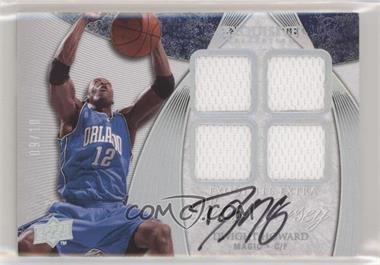 2007-08 Upper Deck Exquisite Collection - Exquisite Extra Quad - Jersey Autographs #EQ-DH - Dwight Howard /10