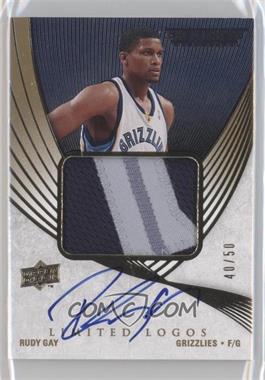 2007-08 Upper Deck Exquisite Collection - Limited Logos #LL-RG - Rudy Gay /50