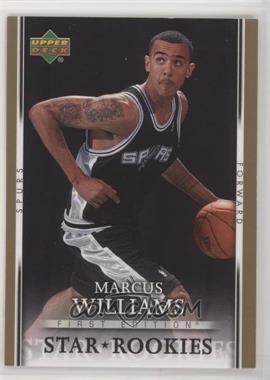 2007-08 Upper Deck First Edition - [Base] - Gold #206 - Star Rookies - Marcus Williams
