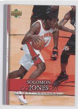 2007-08 Upper Deck First Edition - [Base] #144 - Solomon Jones