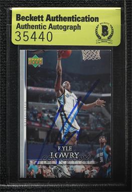 2007-08 Upper Deck First Edition - [Base] #15 - Kyle Lowry [BAS Seal of Authenticity]