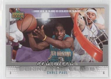 2007-08 Upper Deck First Edition - Behind the Glass #BG-CP - Chris Paul