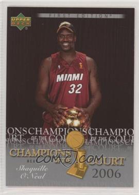 2007-08 Upper Deck First Edition - Champions of the Court #CC-SO - Shaquille O'Neal