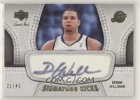 Deron Williams #/40