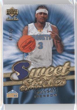 2007-08 Upper Deck Sweet Shot - Sweet Stitches Memorabilia - Patch #ST-AI - Allen Iverson /35