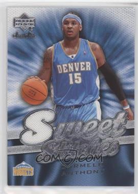 2007-08 Upper Deck Sweet Shot - Sweet Stitches Memorabilia #ST-CA - Carmelo Anthony