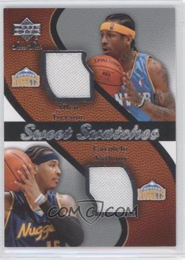 2007-08 Upper Deck Sweet Shot - Sweet Swatches Memorabilia #SW-IA - Carmelo Anthony, Allen Iverson