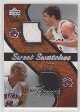 2007-08 Upper Deck Sweet Shot - Sweet Swatches Memorabilia #SW-JG - Luke Jackson, Joey Graham [Noted]