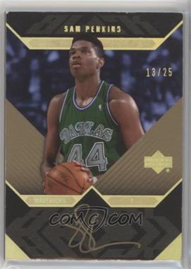 2007-08 Upper Deck UD Black - Autograph - Gold #AU-SP - Sam Perkins /25