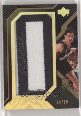 2007-08 Upper Deck UD Black - Letters Autograph - Gold #LA-JS - John Stockton /10