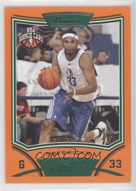 2008-09 Bowman Draft Picks & Stars - [Base] - Orange #147 - NBA Rookie Card - Shan Foster /299
