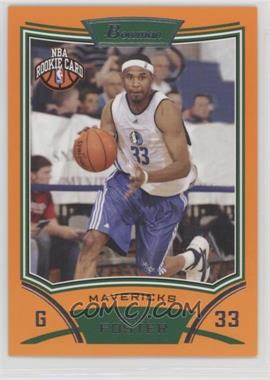 2008-09 Bowman Draft Picks & Stars - [Base] - Orange #147 - NBA Rookie Card - Shan Foster /299