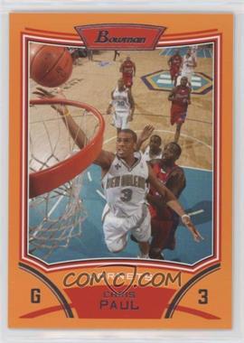 2008-09 Bowman Draft Picks & Stars - [Base] - Orange #23 - Chris Paul /299