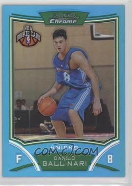 2008-09 Bowman Draft Picks & Stars - Chrome - Blue Refractor #116 - NBA Rookie Card - Danilo Gallinari /99
