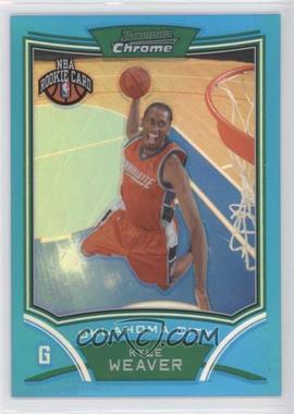 2008-09 Bowman Draft Picks & Stars - Chrome - Blue Refractor #143 - NBA Rookie Card - Kyle Weaver /99
