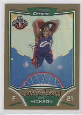 2008-09 Bowman Draft Picks & Stars - Chrome - Gold Refractor #128 - NBA Rookie Card - J.J. Hickson /50