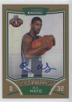 NBA Rookie Card Autograph - O.J. Mayo #/25