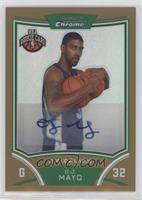 NBA Rookie Card Autograph - O.J. Mayo [EX to NM] #/25