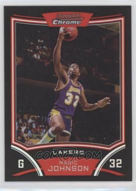 2008-09 Bowman Draft Picks & Stars - Chrome - Refractor #104 - Magic Johnson /499