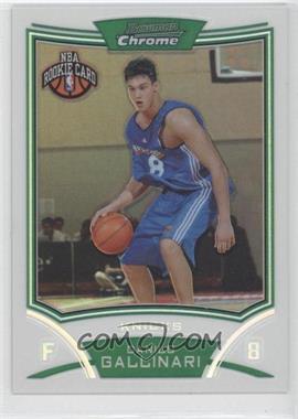 2008-09 Bowman Draft Picks & Stars - Chrome - Refractor #116 - NBA Rookie Card - Danilo Gallinari /499