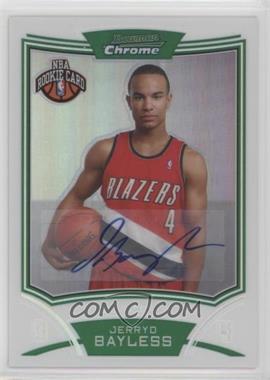 2008-09 Bowman Draft Picks & Stars - Chrome - Refractor #161 - NBA Rookie Card Autograph - Jerryd Bayless /50