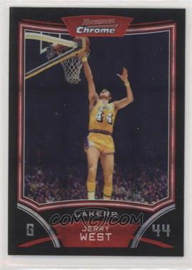 2008-09 Bowman Draft Picks & Stars - Chrome - X-Fractor #110 - Jerry West /299