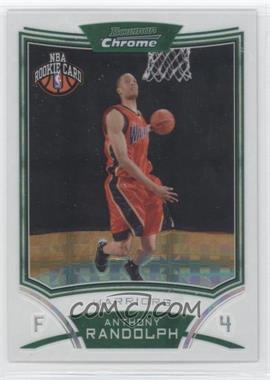 2008-09 Bowman Draft Picks & Stars - Chrome - X-Fractor #123 - NBA Rookie Card - Anthony Randolph /299