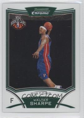 2008-09 Bowman Draft Picks & Stars - Chrome #145 - NBA Rookie Card - Walter Sharpe