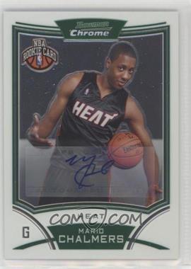 2008-09 Bowman Draft Picks & Stars - Chrome #175 - NBA Rookie Card Autograph - Mario Chalmers