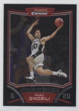 2008-09 Bowman Draft Picks & Stars - Chrome #62 - Manu Ginobili