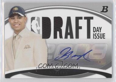 2008-09 Bowman Draft Picks & Stars - Draft Day Issue Relic Autographs #DDIA-JB - Jerryd Bayless /75