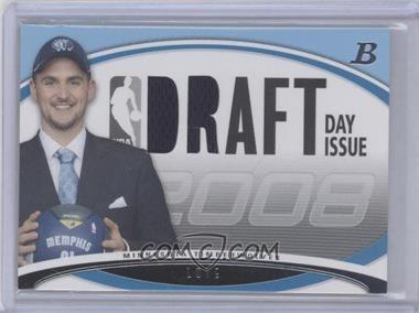 2008-09 Bowman Draft Picks & Stars - Draft Day Issue Relics - Blue #DDIR-KL - Kevin Love /50