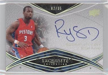 2008-09 Exquisite Collection - Autographs #AUTO-RS - Rodney Stuckey /35