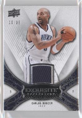 2008-09 Exquisite Collection - [Base] - Jerseys #24 - Carlos Boozer /35
