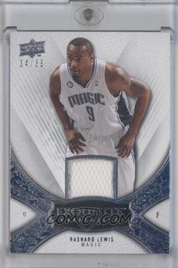 2008-09 Exquisite Collection - [Base] - Jerseys #40 - Rashard Lewis /35