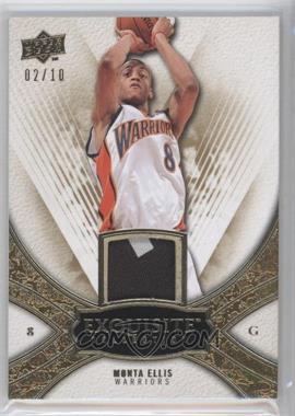 2008-09 Exquisite Collection - [Base] - Patches #57 - Monta Ellis /10