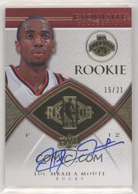 2008-09 Exquisite Collection - [Base] - Rookies Jersey Number Parallel #98 - Rookie Autograph - Luc Mbah a Moute /21