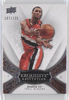 2008-09 Exquisite Collection - [Base] #60 - Brandon Roy /125