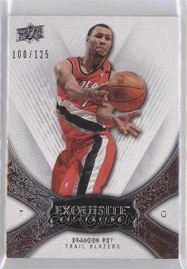 2008-09 Exquisite Collection - [Base] #60 - Brandon Roy /125