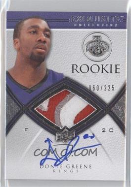 2008-09 Exquisite Collection - [Base] #78 - Rookie Autograph Patch - Donte Greene /225