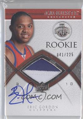 2008-09 Exquisite Collection - [Base] #94 - Rookie Autograph Patch - Eric Gordon /225