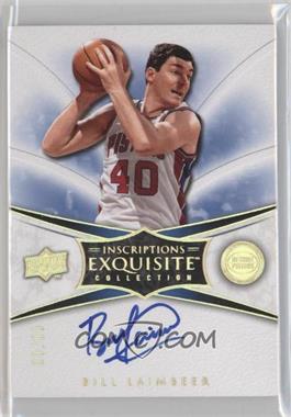 2008-09 Exquisite Collection - Inscriptions #SCRIPT-BL - Bill Laimbeer /50