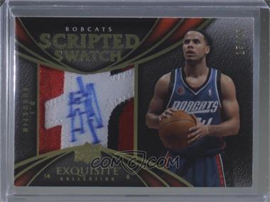 2008-09 Exquisite Collection - Scripted Swatches #SCRP-DJ - D.J. Augustin /25