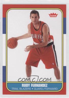 2008-09 Fleer - 1986-87 Retro Rookies #86R-192 - Rudy Fernandez