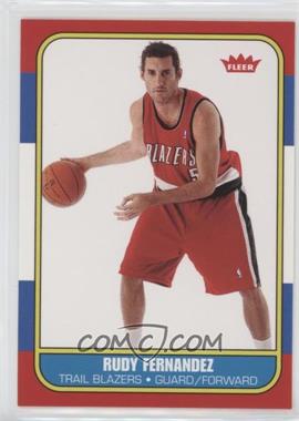 2008-09 Fleer - 1986-87 Retro Rookies #86R-192 - Rudy Fernandez