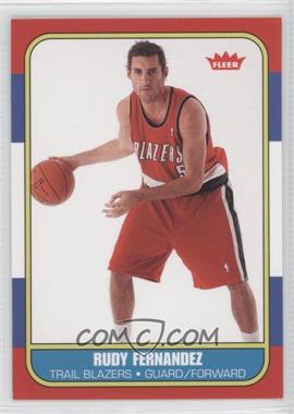 2008-09 Fleer - 1986-87 Retro Rookies #86R-192 - Rudy Fernandez