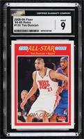 Tim Duncan (Guarded by LeBron James) [CGC 9 Mint]