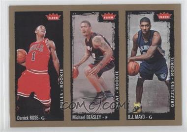 2008-09 Fleer - [Base] - Glossy #236 - Derrick Rose, Michael Beasley, O.J. Mayo